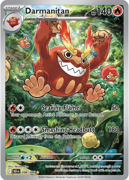 Darmanitan 098/086 (SV: Black Bolt)  - Holofoil | Good Games Cannington