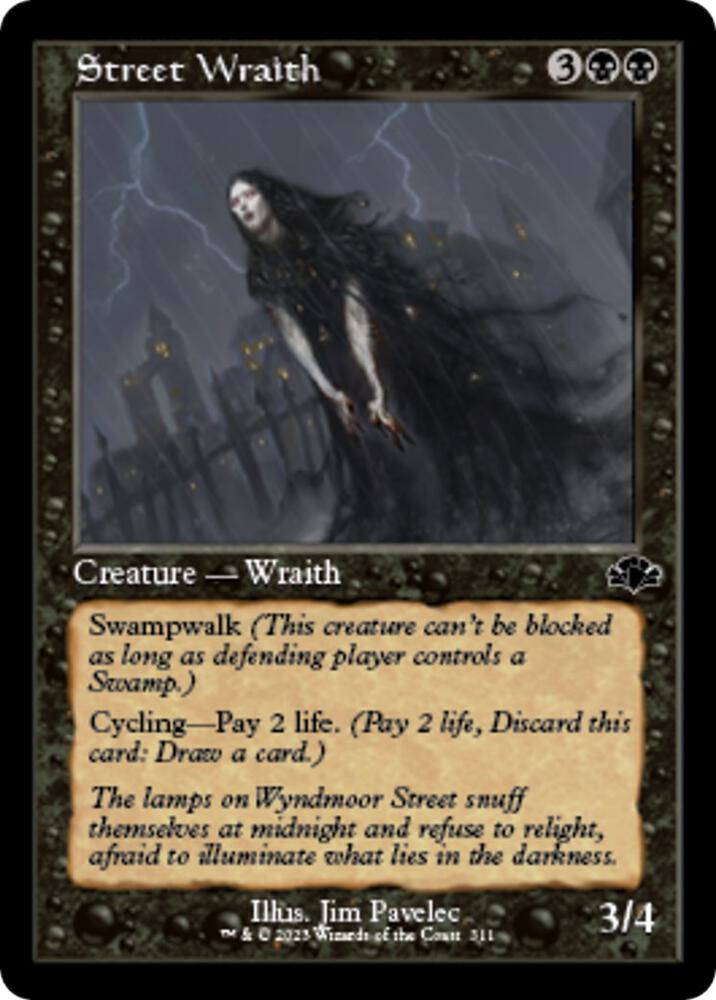 Street Wraith Retro Frame 311 (Dominaria Remastered)  - Foil | Good Games Cannington
