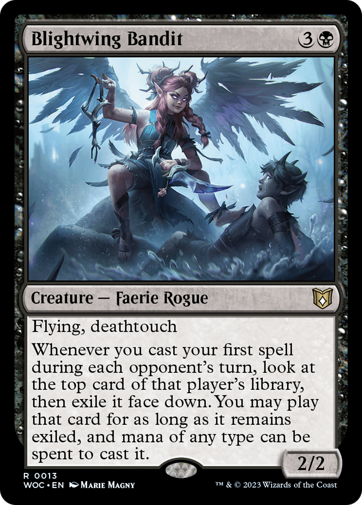 Blightwing Bandit [Wilds of Eldraine Commander] | Good Games Cannington
