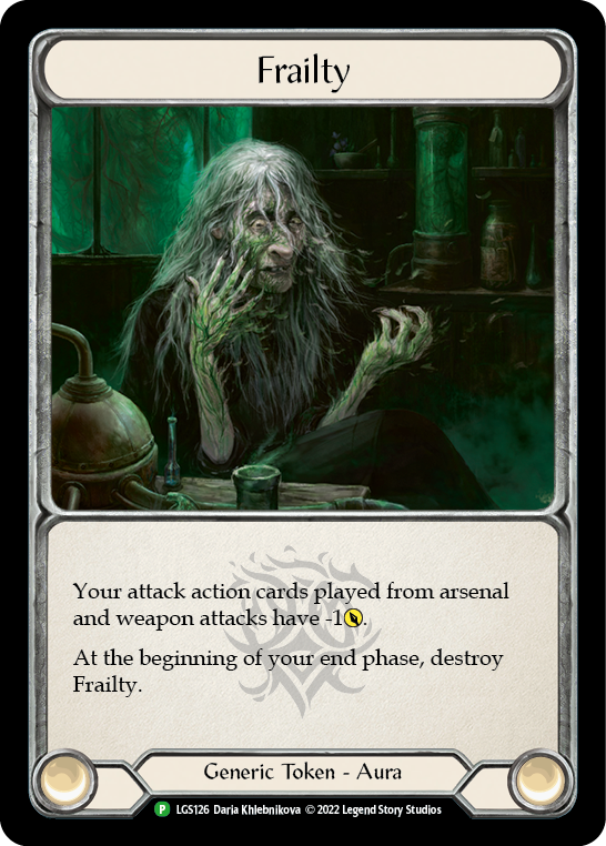 Bloodrot Pox // Frailty [LGS125 // LGS126] (Promo)  Cold Foil | Good Games Cannington