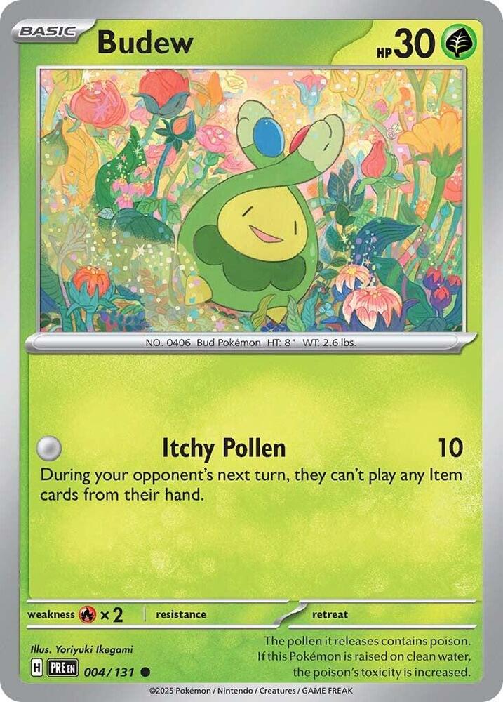 Budew (004/131) [Scarlet & Violet: Prismatic Evolutions] | Good Games Cannington