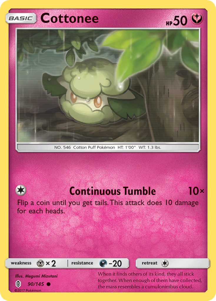 Cottonee (90/145) [Sun & Moon: Guardians Rising] | Good Games Cannington