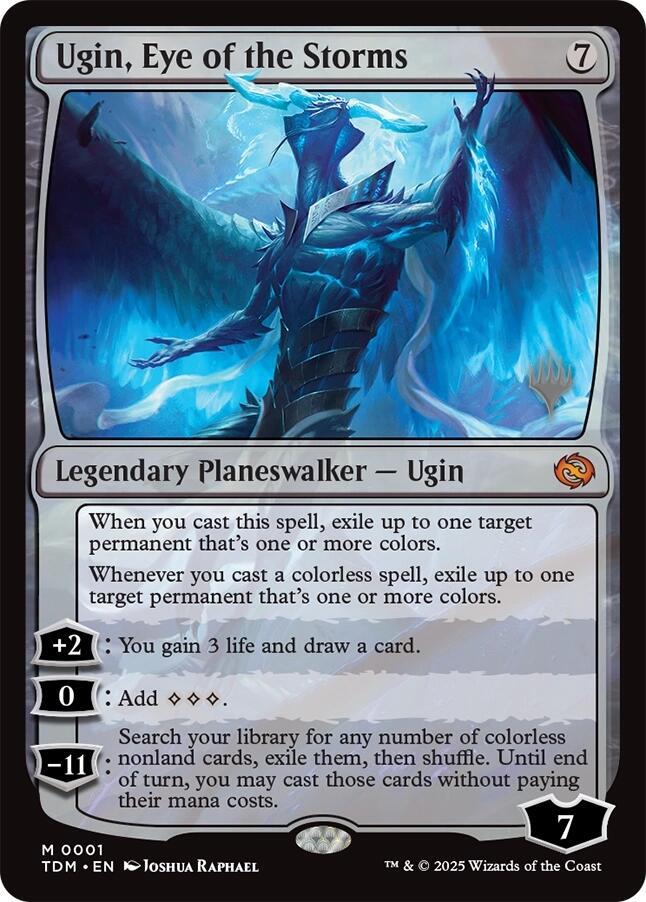 Ugin, Eye of the Storms 1 (Promo Pack: Tarkir: Dragonstorm)  - Foil | Good Games Cannington