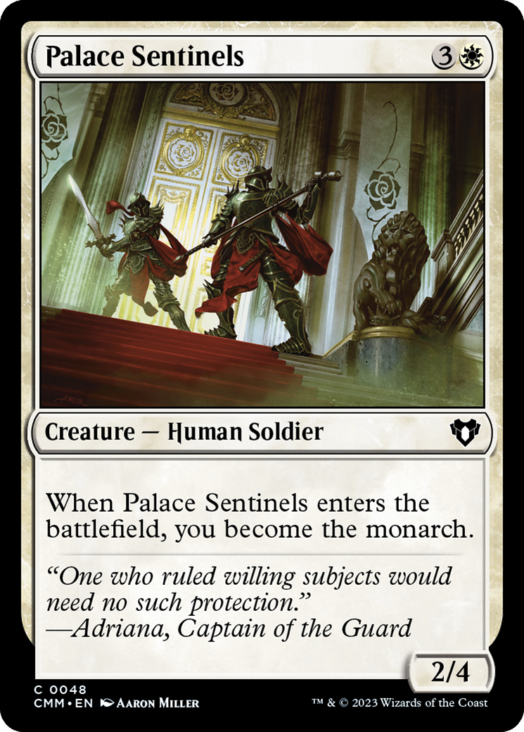 Palace Sentinels [Commander Masters] | Good Games Cannington