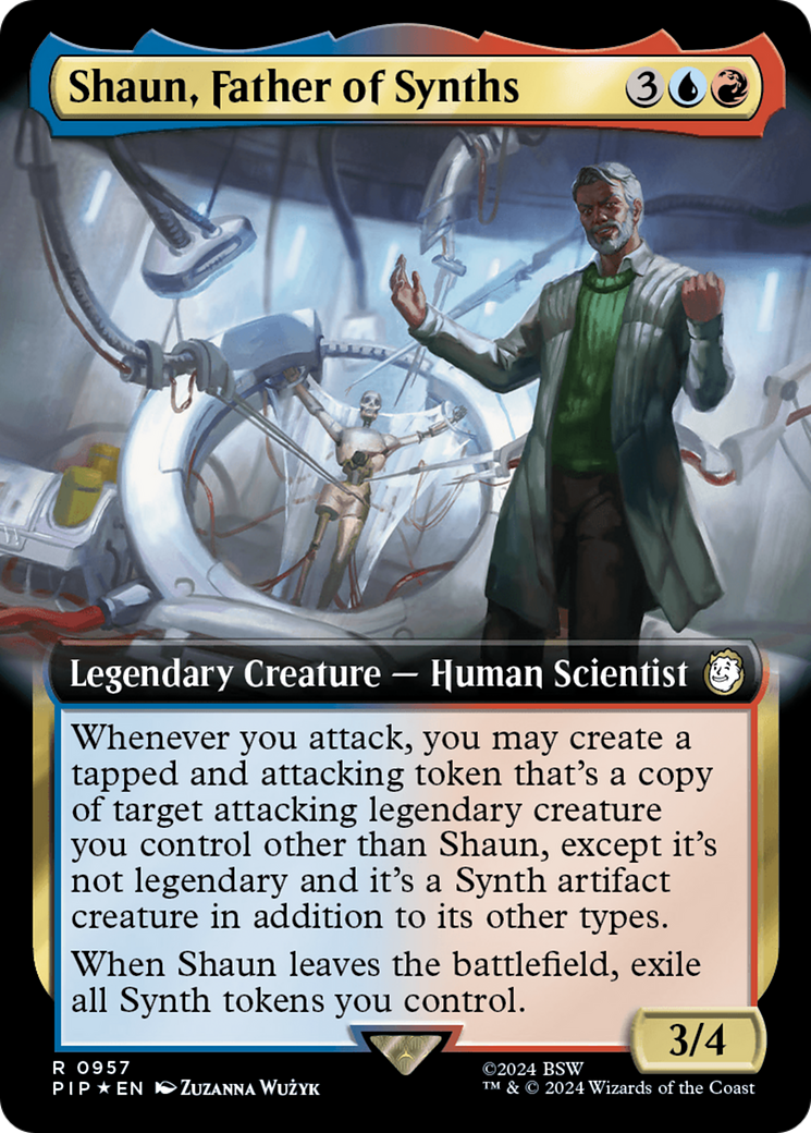 Shaun, Father of Synths (Extended Art) (Surge Foil) [Fallout] | Good Games Cannington