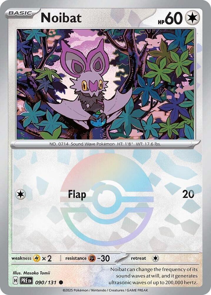 Noibat (090/131) (Poke Ball Pattern) [Scarlet & Violet: Prismatic Evolutions] | Good Games Cannington