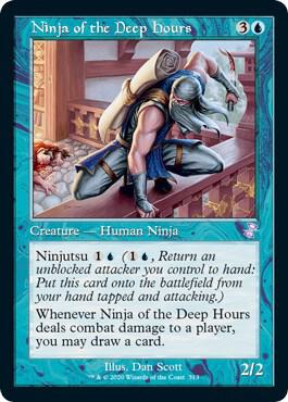 Ninja of the Deep Hours 313 (Time Spiral: Remastered)  - Foil | Good Games Cannington