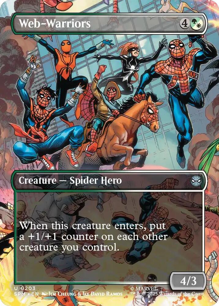 Web-Warriors 203/198 (Marvel's Spider-Man)  - Borderless | Good Games Cannington