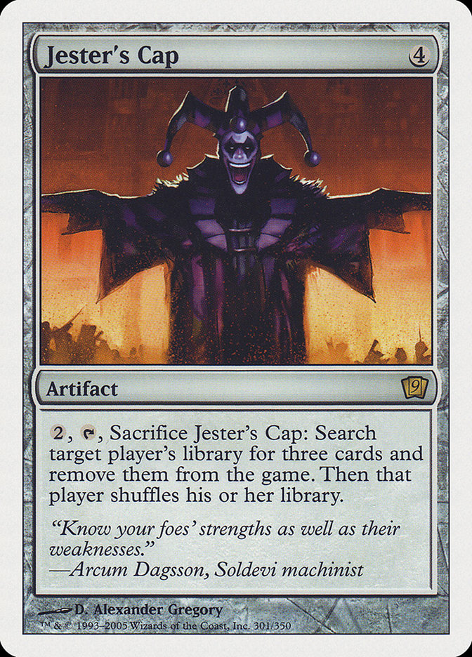 Jester's Cap (9th Edition) [Oversize Cards] | Good Games Cannington