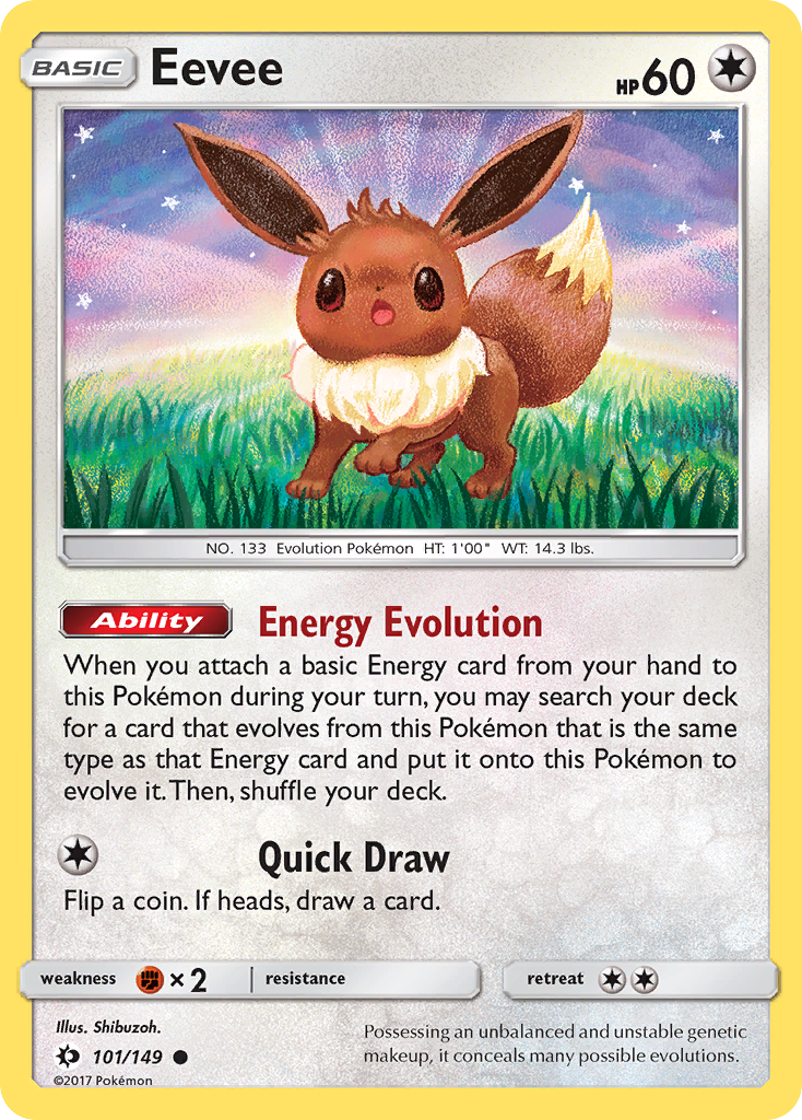 Eevee (101/149) [Sun & Moon: Base Set] | Good Games Cannington