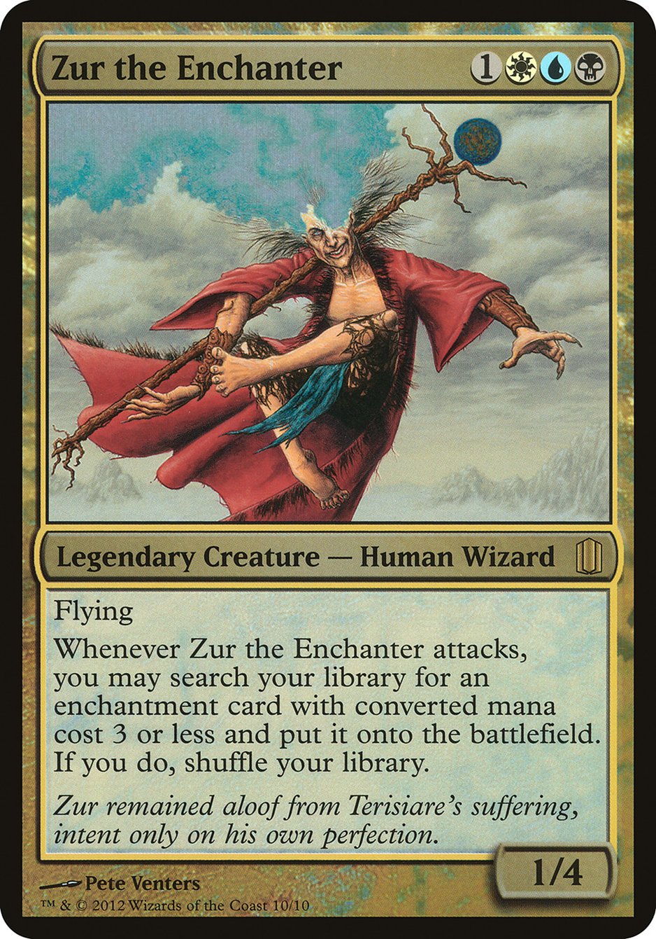 Zur the Enchanter (Oversized) [Commander's Arsenal Oversized] | Good Games Cannington