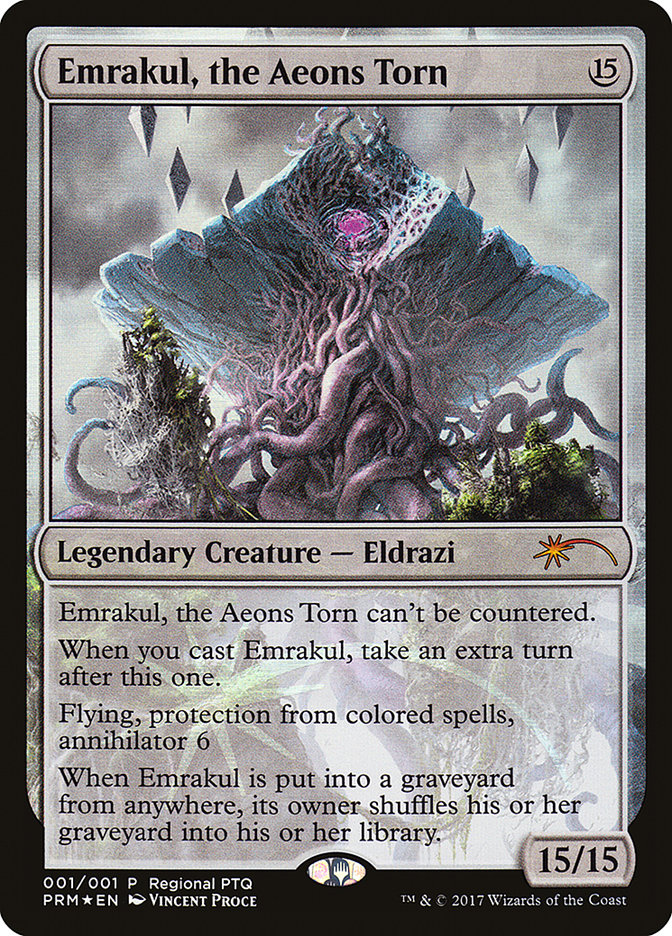 Emrakul, the Aeons Torn (Regional PTQ) [Pro Tour Promos] | Good Games Cannington