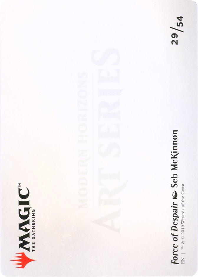 Force of Despair // Force of Despair [Modern Horizons Art Series] | Good Games Cannington