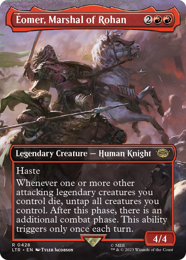 Eomer, Marshal of Rohan (Borderless Alternate Art) [The Lord of the Rings: Tales of Middle-Earth] | Good Games Cannington