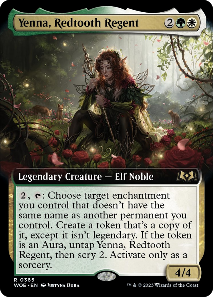 Yenna, Redtooth Regent (Extended Art) [Wilds of Eldraine] | Good Games Cannington