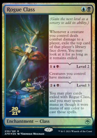 Rogue Class [Dungeons & Dragons: Adventures in the Forgotten Realms Prerelease Promos] | Good Games Cannington