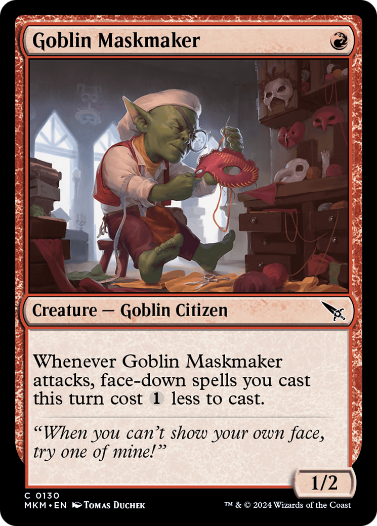 Goblin Maskmaker [Murders at Karlov Manor] | Good Games Cannington