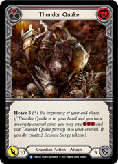 Thunder Quake (Red) [EVR024] (Everfest)  1st Edition Rainbow Foil | Good Games Cannington