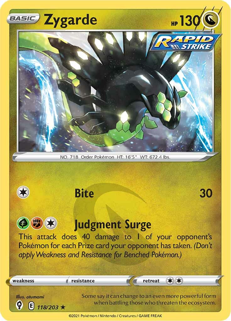 Zygarde (118/203) [Sword & Shield: Evolving Skies] | Good Games Cannington