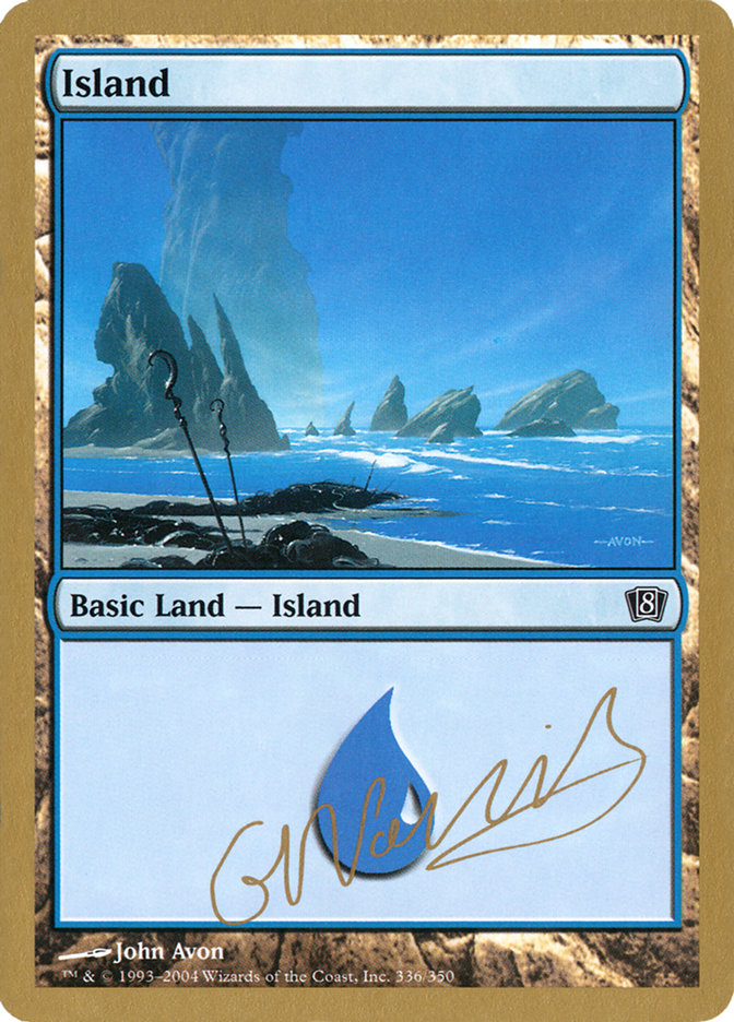 Island (gn336) (Gabriel Nassif) [World Championship Decks 2004] | Good Games Cannington