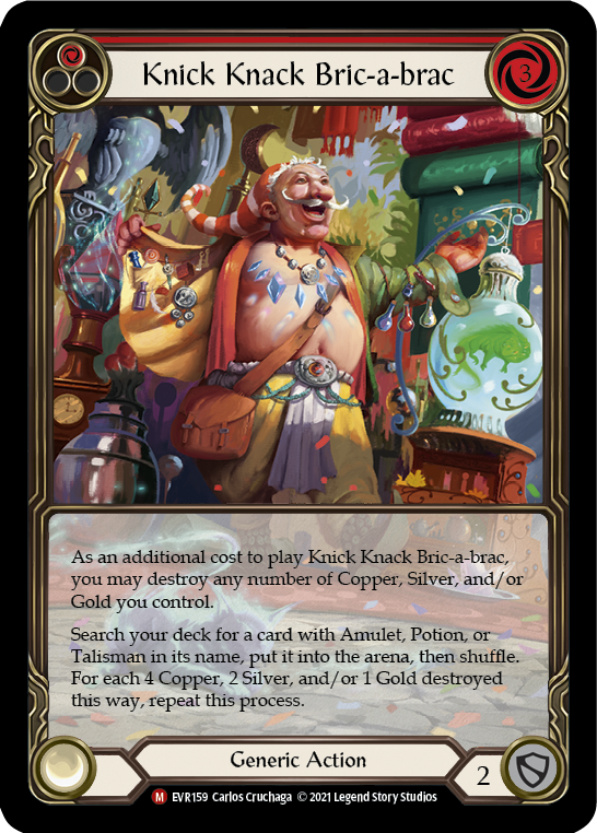 Knick Knack Bric-a-brac [EVR159] (Everfest)  1st Edition Extended Art Rainbow Foil | Good Games Cannington