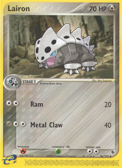 Lairon (36/109) [EX: Ruby & Sapphire] | Good Games Cannington