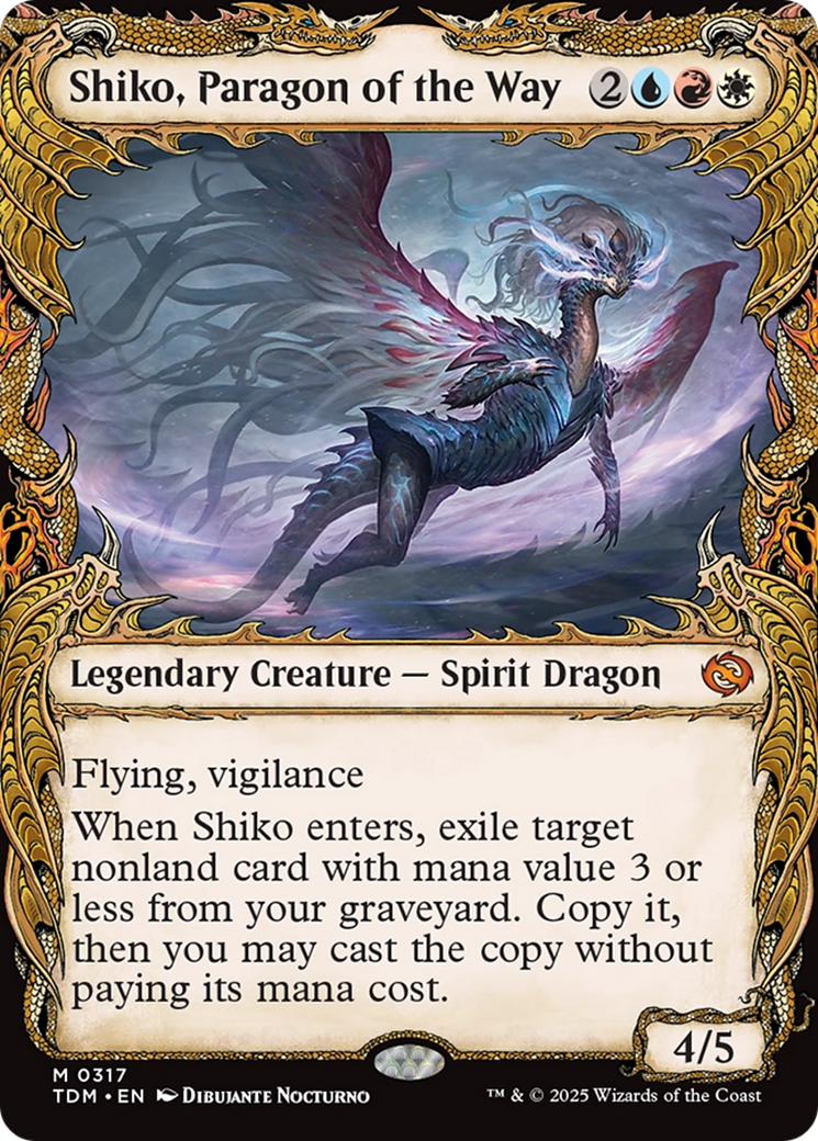 Shiko, Paragon of the Way (Showcase) [Tarkir: Dragonstorm] | Good Games Cannington