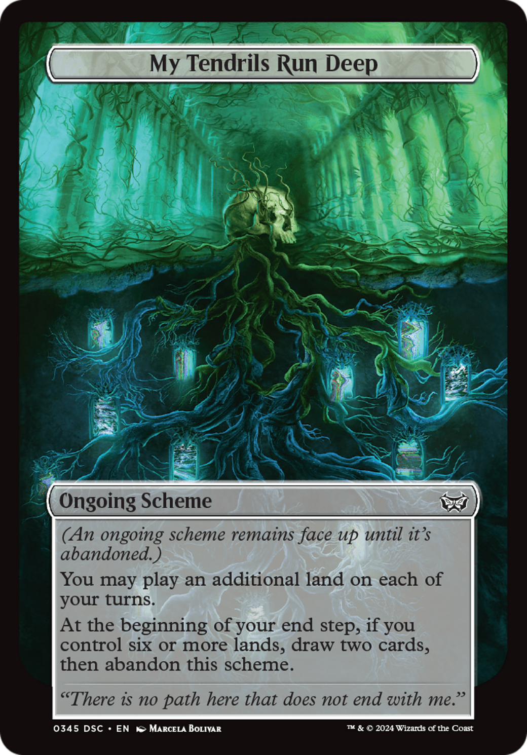My Tendrils Run Deep (Full Art) [Duskmourn: Archenemy] | Good Games Cannington