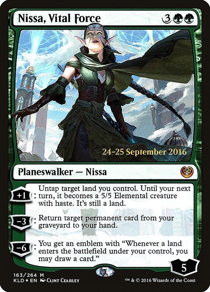 Nissa, Vital Force [Kaladesh Prerelease Promos] | Good Games Cannington