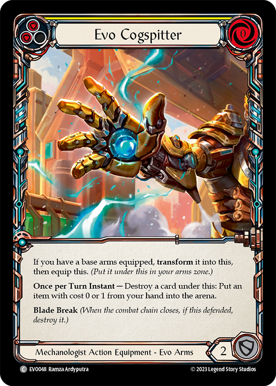 Evo Cogspitter [EVO048] (Bright Lights)  Cold Foil | Good Games Cannington