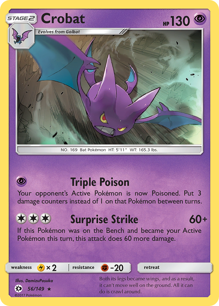 Crobat (56/149) [Sun & Moon: Base Set] | Good Games Cannington