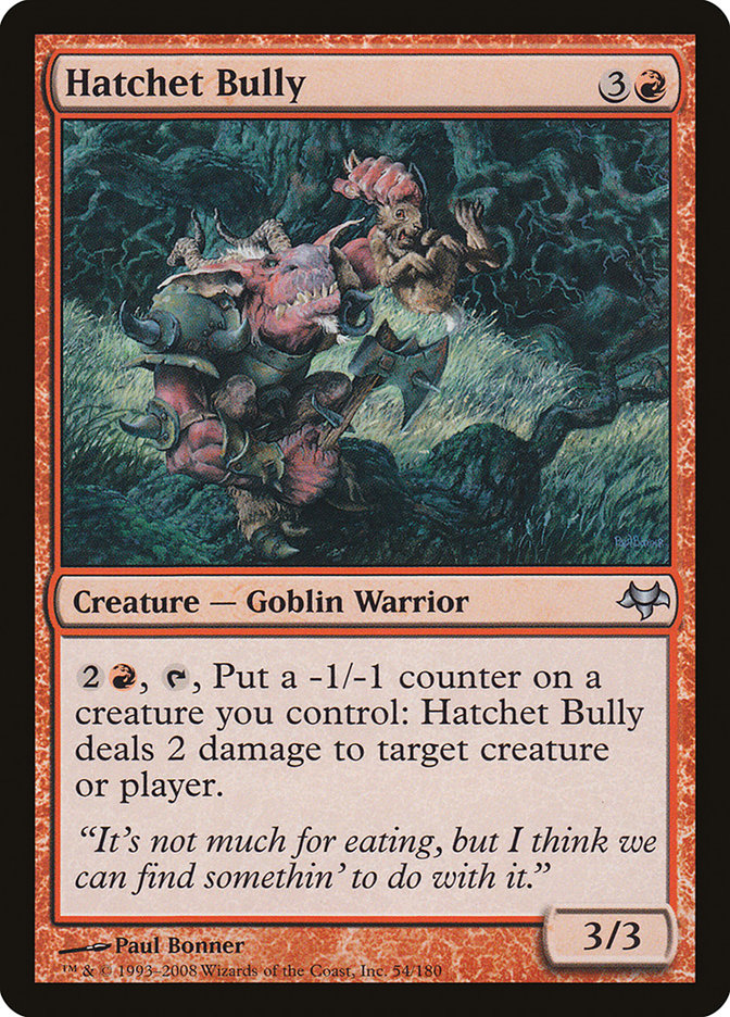 Hatchet Bully 54/180 (Eventide)  | Good Games Cannington