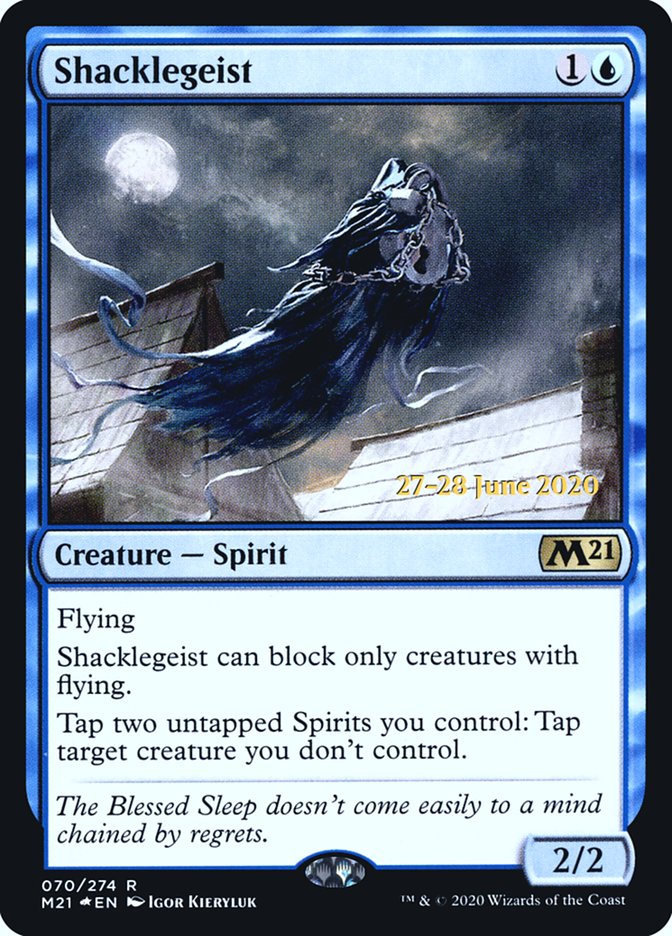Shacklegeist [Core Set 2021 Prerelease Promos] | Good Games Cannington
