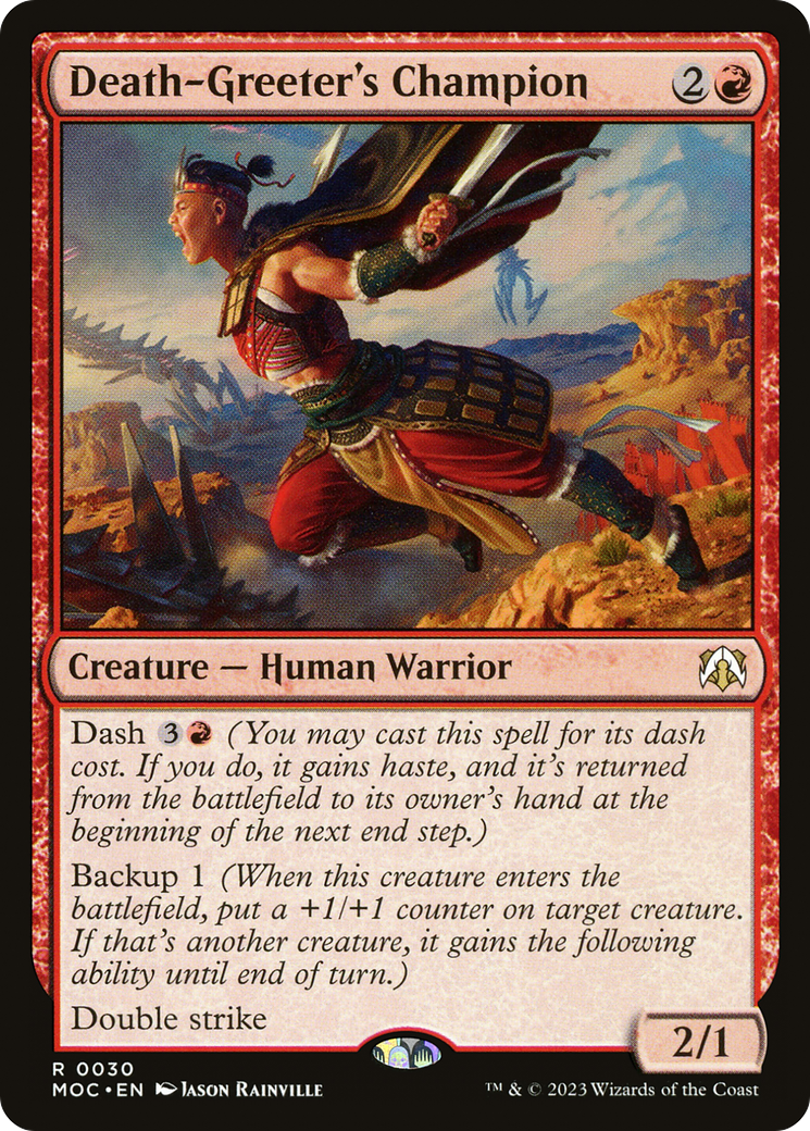 Death-Greeter's Champion [March of the Machine Commander] | Good Games Cannington