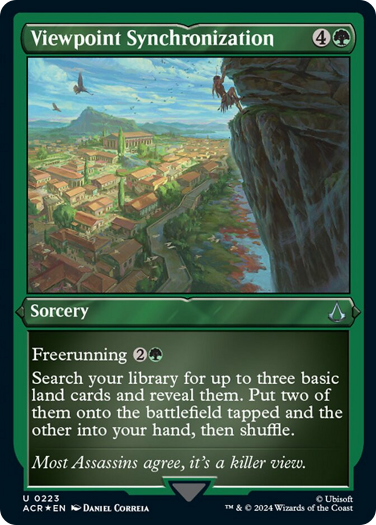 Viewpoint Synchronization (Foil Etched) [Assassin's Creed] | Good Games Cannington