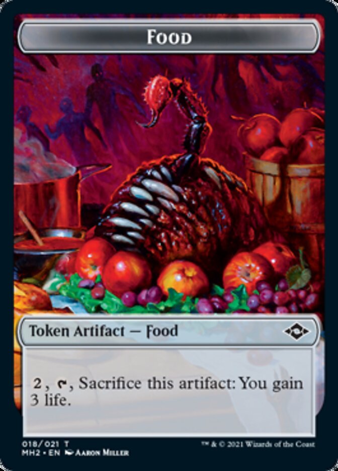 Crab // Food (18) Double-Sided Token [Modern Horizons 2 Tokens] | Good Games Cannington