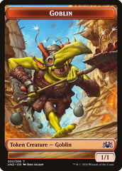 Goblin // Giant Teddy Bear Double-Sided Token [Unsanctioned Tokens] | Good Games Cannington