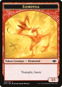 Elemental (009) // Spirit Double-Sided Token [Modern Horizons Tokens] | Good Games Cannington