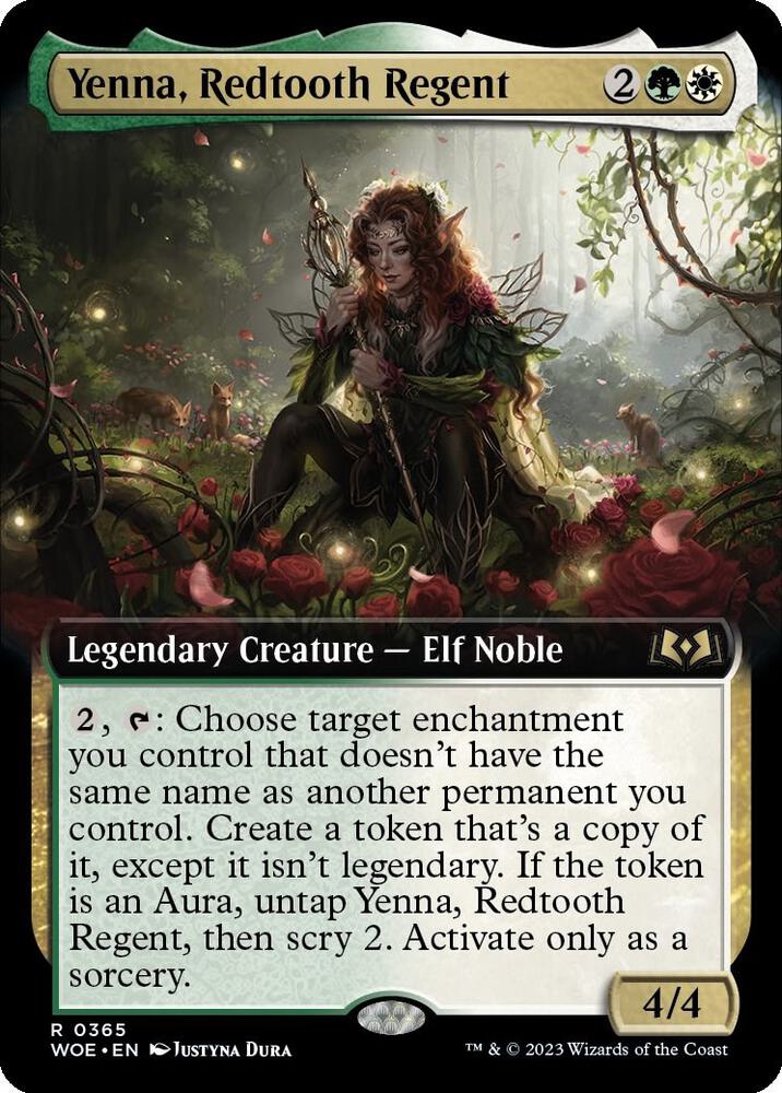 Yenna, Redtooth Regent 365 (Wilds of Eldraine)  - Extended Art | Good Games Cannington