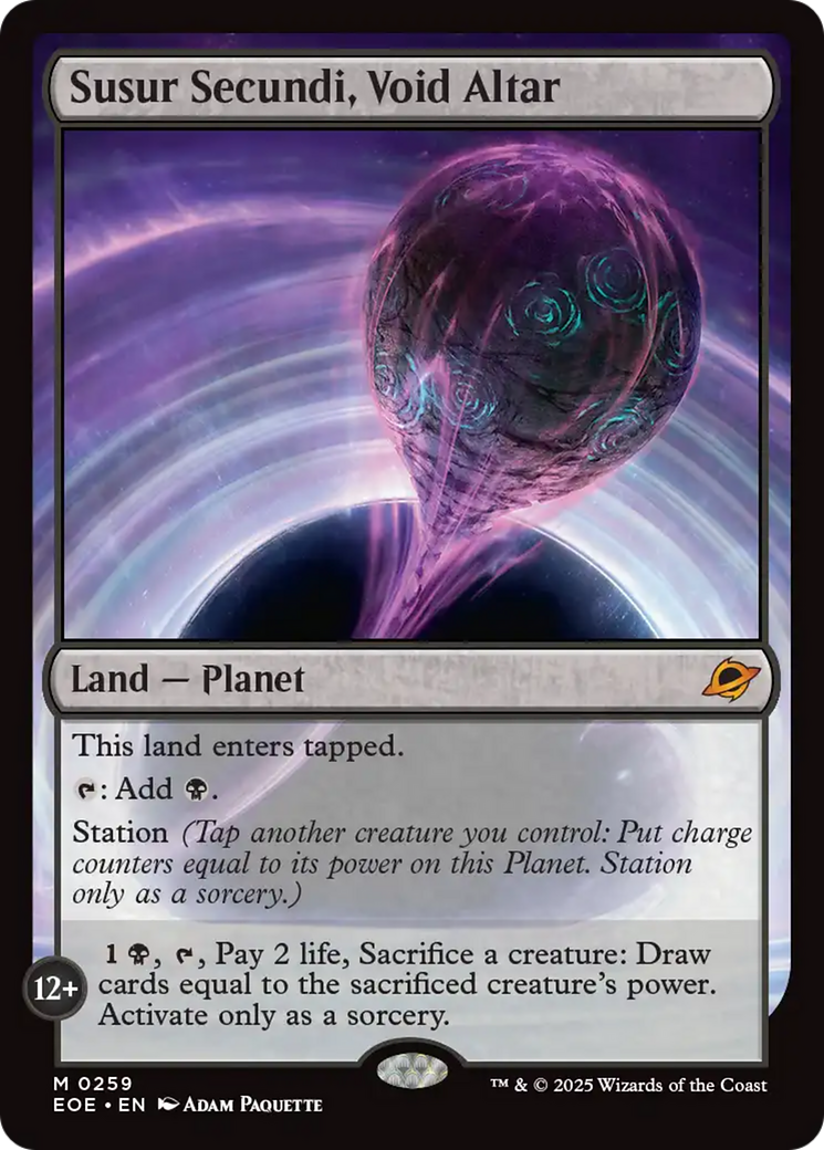 Susur Secundi, Void Altar [Edge of Eternities] | Good Games Cannington