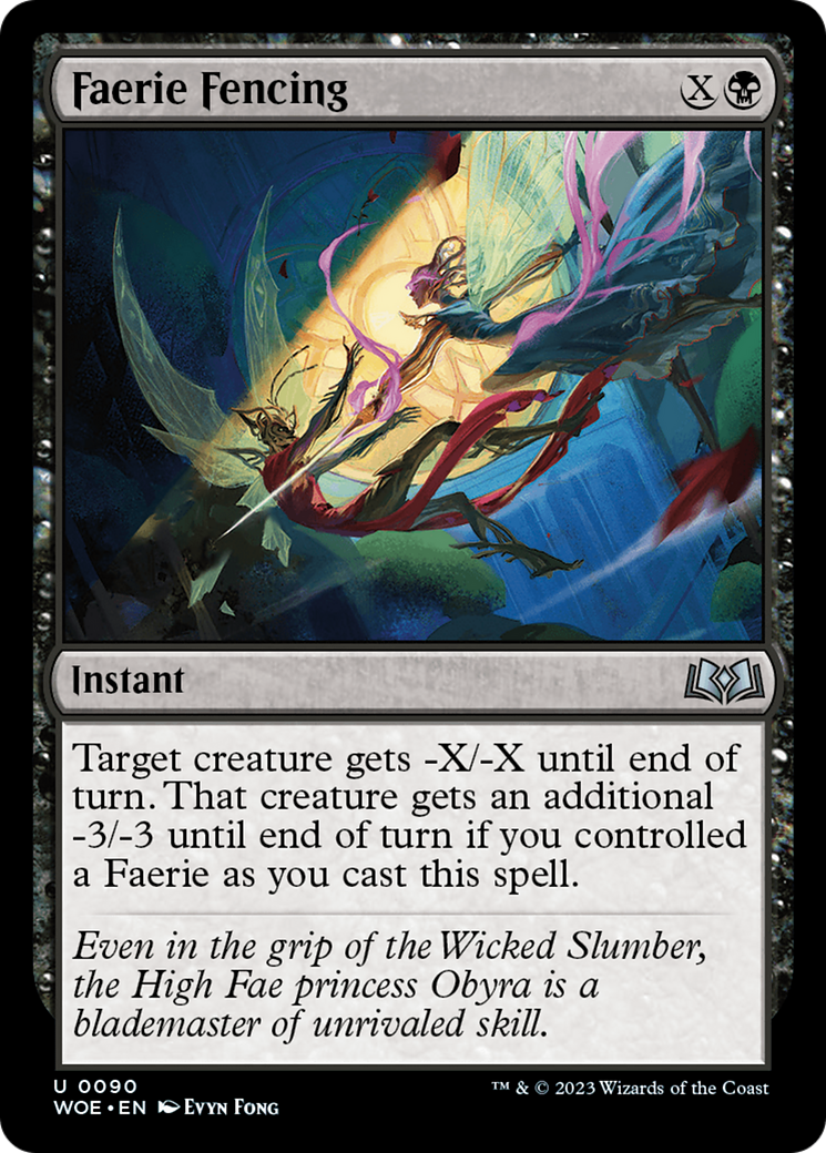 Faerie Fencing [Wilds of Eldraine] | Good Games Cannington