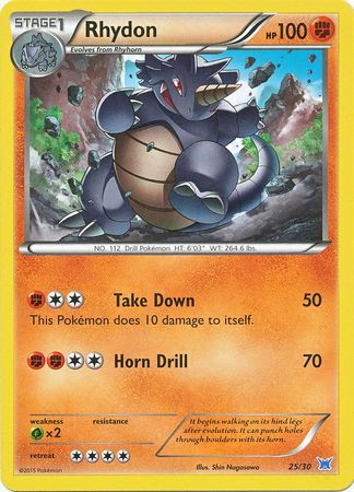 Rhydon (25/30) [XY: Trainer Kit 2 - Latios] | Good Games Cannington