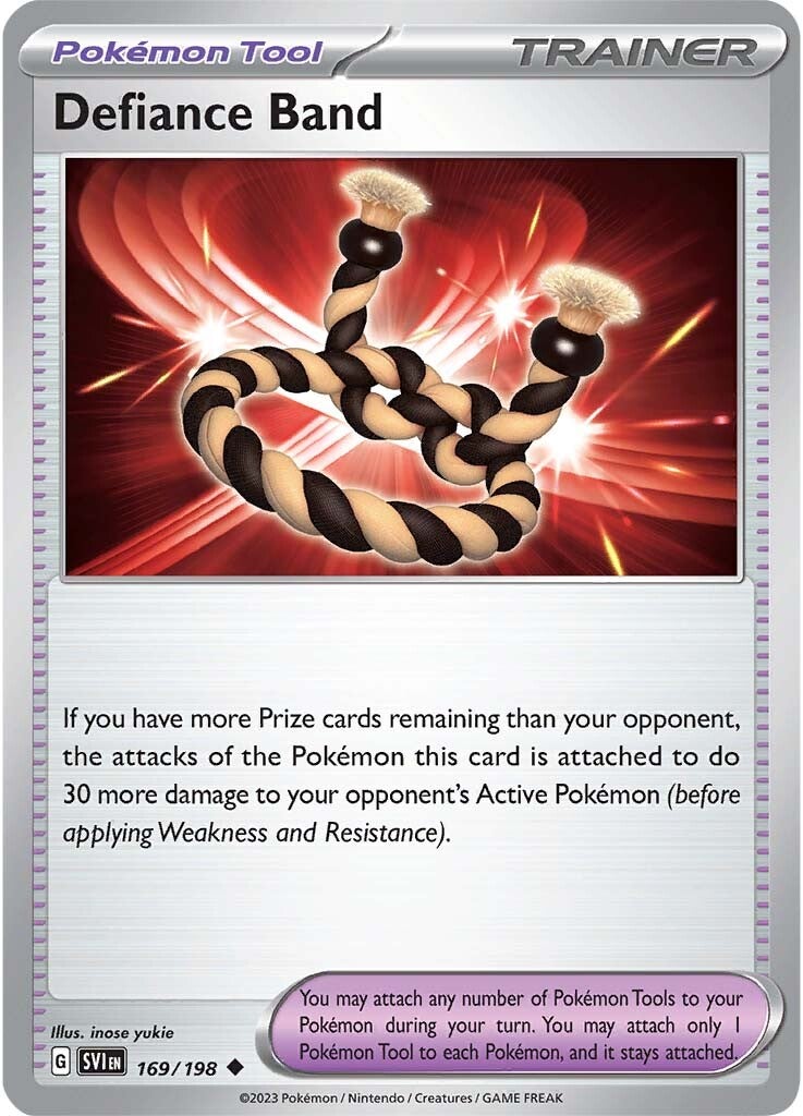 Defiance Band (169/198) [Scarlet & Violet: Base Set] | Good Games Cannington