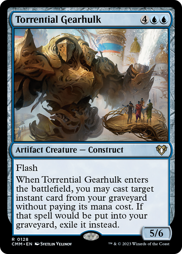 Torrential Gearhulk [Commander Masters] | Good Games Cannington