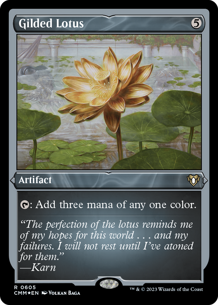 Gilded Lotus (Foil Etched) [Commander Masters] | Good Games Cannington