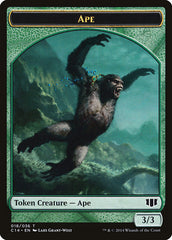 Ape // Zombie (011/036) Double-Sided Token [Commander 2014 Tokens] | Good Games Cannington