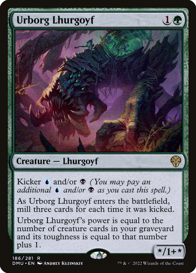Urborg Lhurgoyf 186 (Dominaria United)  | Good Games Cannington