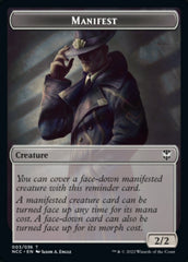 Manifest // Copy Double-Sided Token [Streets of New Capenna Commander Tokens] | Good Games Cannington