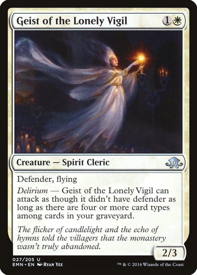 Geist of the Lonely Vigil 27 (Eldritch Moon)  | Good Games Cannington