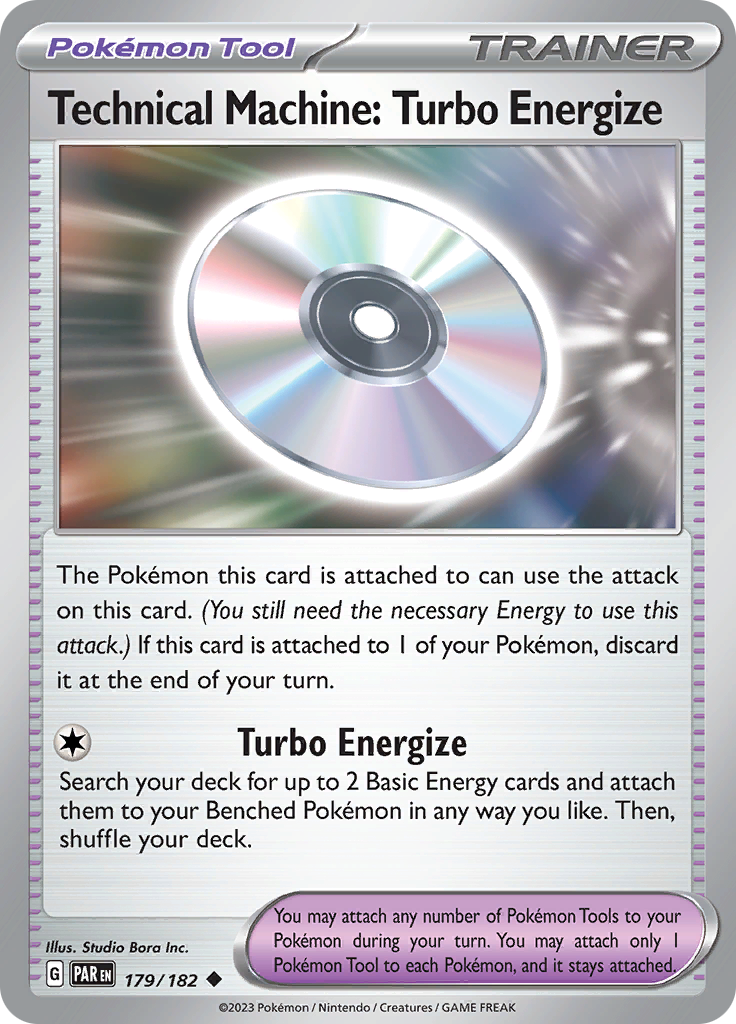 Technical Machine: Turbo Energize (179/182) [Scarlet & Violet: Paradox Rift] | Good Games Cannington